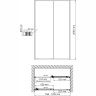 Душевая дверь в нишу WASSERKRAFT RHIN 44S05 120 см
