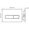 Система инсталляции для унитазов WASSERKRAFT DILL 61TLT.010.ME.MG03